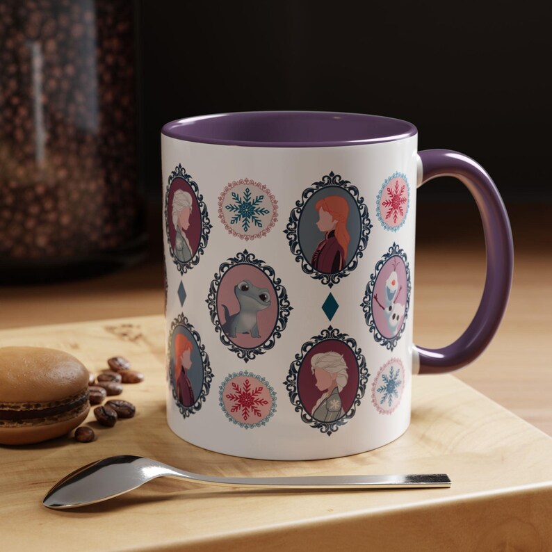 Frozen Anna Elsa Olaf Mug | Disney Princess Character Coffee Cup image 6