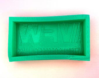 Aprx 5”x2.75&quot;×1&quot; deep, Veterans Of Foreign Wars, VFW Mold, Freshie Mold for Soap Making DIY Candle Mold, Resin Art, Oven Safe Silicone Mold