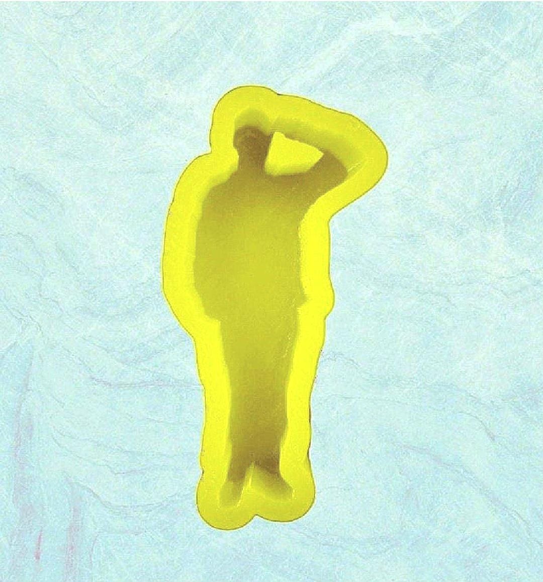 Soldier Silicone Mold, Military Craft, Resin, Wax, Soap Making (4x2x1 ...