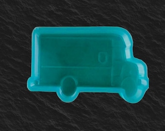 UPS Mold for Freshies, Soap Mold, Truck Mold, Wax Mold, Aroma Bead, Clay Mold, Oven Safe Silicone Mold, Freshy Mold aprx 3.25"×5.25"×1" deep