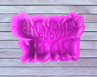 Show Me Your Rack Mold for Freshie Mold for Men, Resin Craft Mold for Soap Making Candle Mold, Oven Safe Silicone, aprx 4.5×3.25&quot;×1&quot; deep