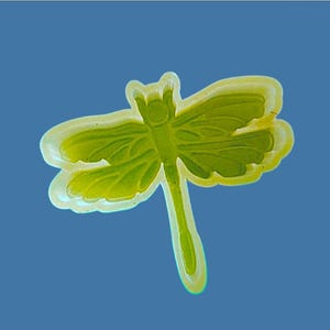 Dragonfly Mold for Plaster, Cement, Soap, Candle, Freshie Mold for Clay, Cement, Resin Craft, Oven Safe Silicone, aprx 4.25&quot;×4.5&quot;×1&quot; deep