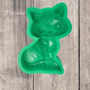 Forma Baby Tiger dla Freshie na mydło, świecę, beton, gips, żywicę artystyczną, bezpieczna w piekarniku silikonowa forma do rękodzieła, ok. 4,5"×2,75"×1" głębokości
