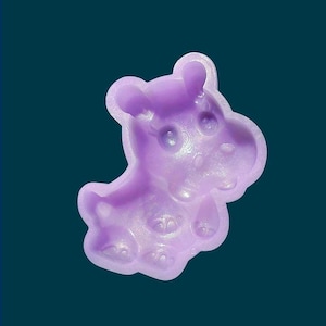 Baby Hippo Mold, Freshie Mold for Soap Making Candle Mold, Resin, Clay, Plaster, Cement, Oven Safe Silicone Mold, Aprx 3”×4"×1" deep