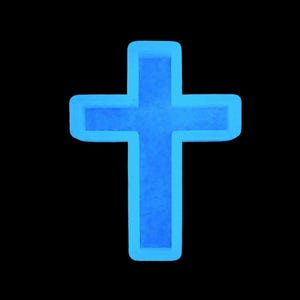 Large Cross Silicone Mold for Cement, Resin, Craft Mold, Religious Mold, Clay Art, Candle Mold, Plaster, Oven Safe, aprx 8"×6.25"×1.5" deep