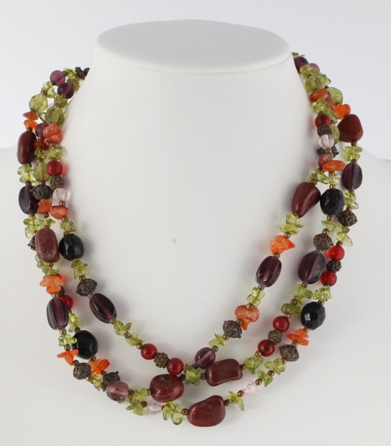 FUN and FUNKY Beaded Boho Necklace