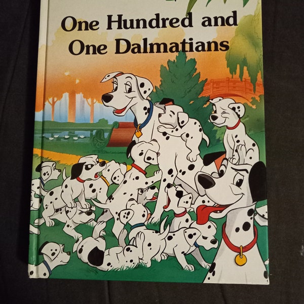 Walt Disney One Hundred And One 101 Dalmatians Twin Book Hardcover 1989 Like New This hardcover book titled "Walt Disney One Hundred And One