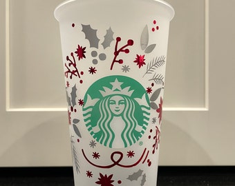 Corona navideña / Taza fría