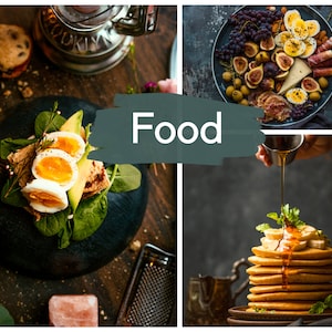 10 Food Presets | Instagram Food Filters | Food Blogger Presets | Preset for Food | Moody Food Preset | Dark Food Preset | Food Photography