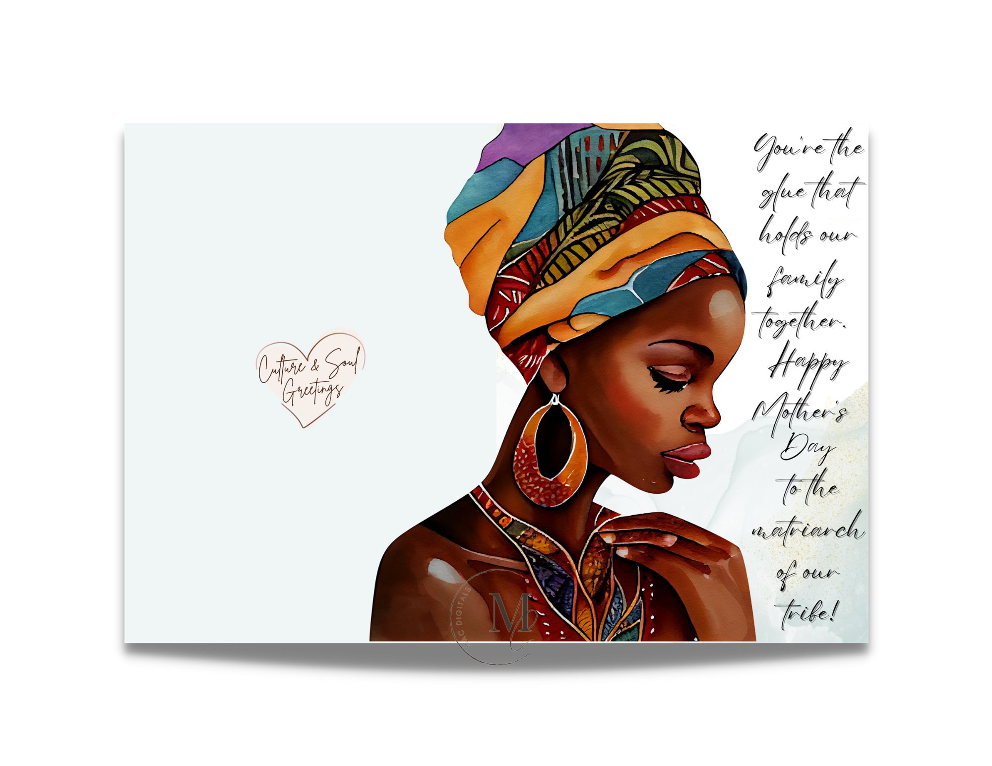 Happy Mother's Day, Mother's Day Card, African American Greeting Card ...
