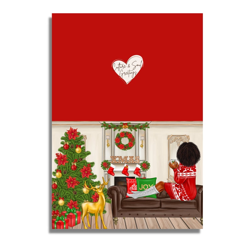 Cozy Printable Cards Christmas Cards Greeting Cards Etsy