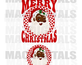 Merry Christmas Santa, Retro Christmas Png, Santa Claus Png, Christmas Vibes, Christmas Sublimation, Christmas Png, Holiday Png, Png ONLY