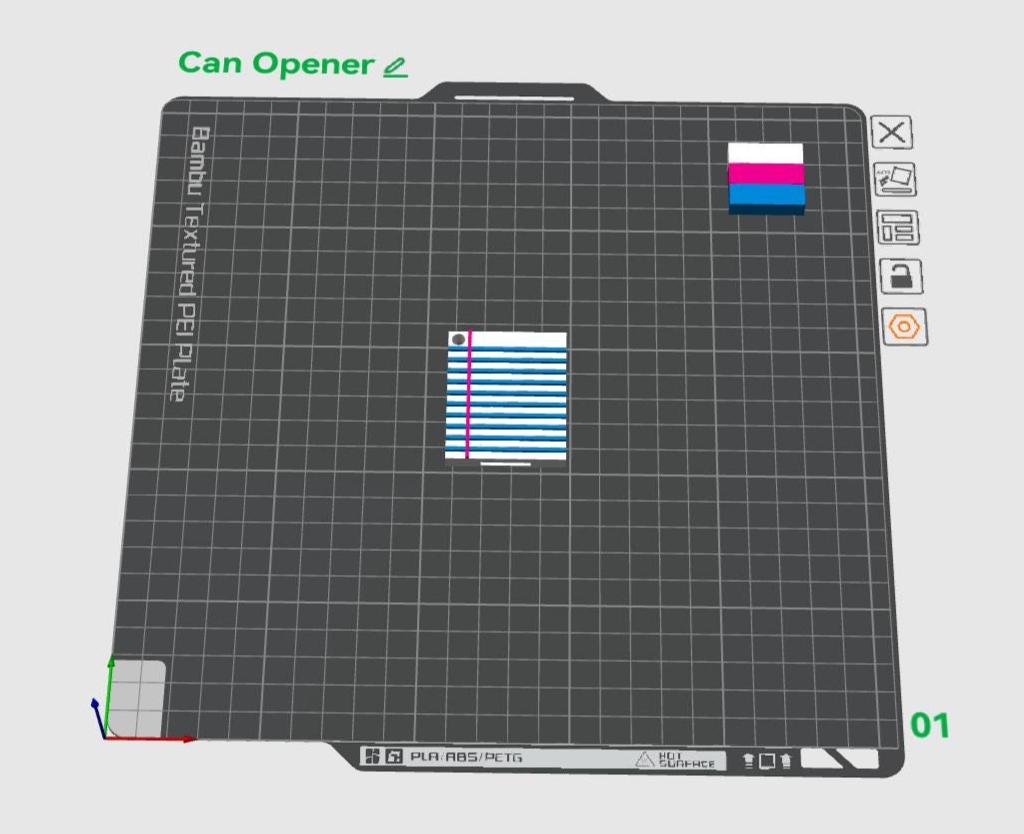 Notebook Paper Can Opener STL | Soda Tab Opener Keychain File | 3D ...