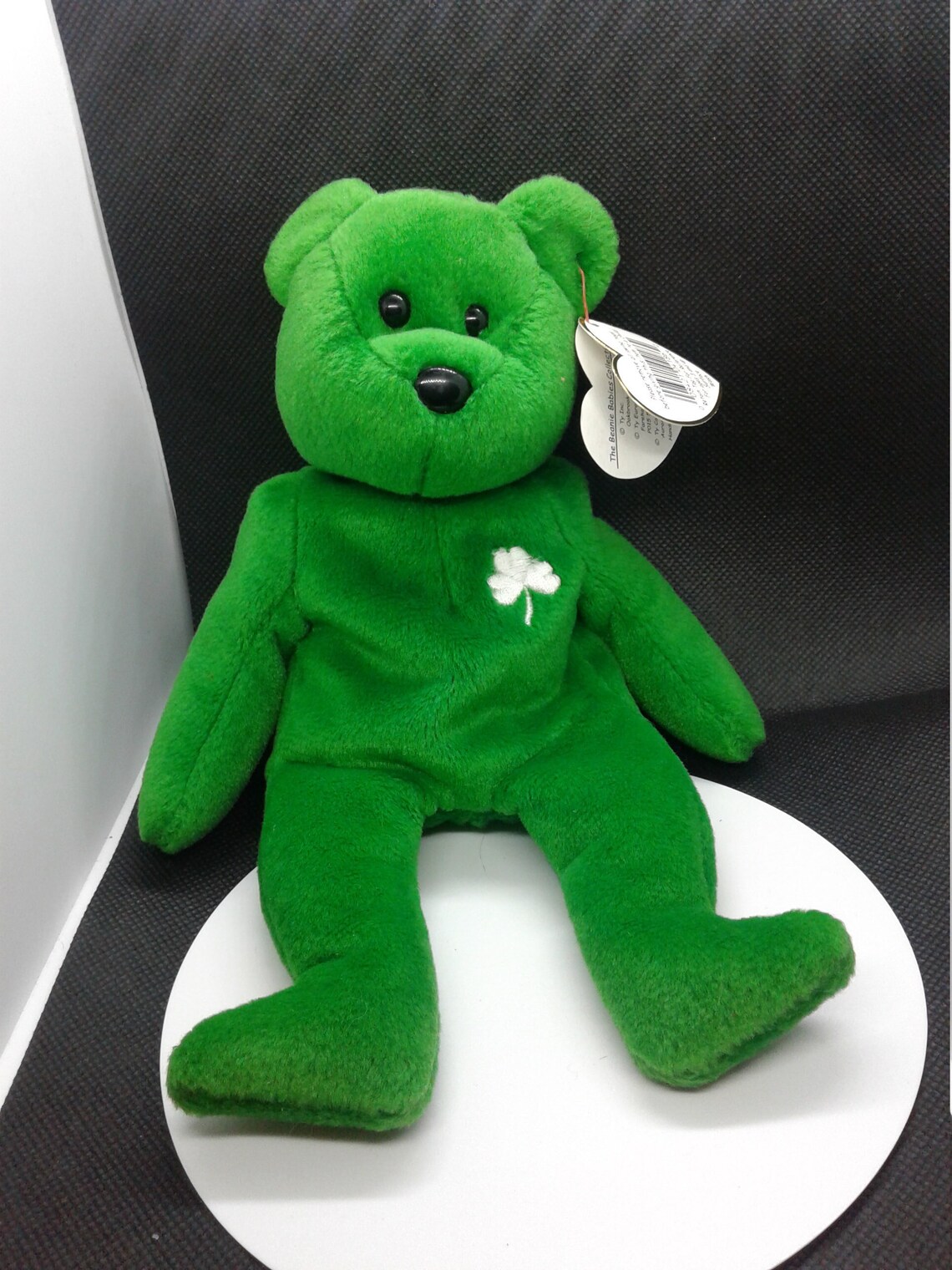 ULTRA Rare Erin Ty Beanie Baby With Eyes ERROR, Beanie Babies Worth