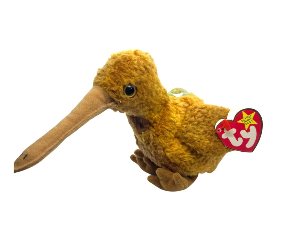 Rare Beak Ty Beanie Baby With ERRORS 1998 Beanie Baby Bird Retired