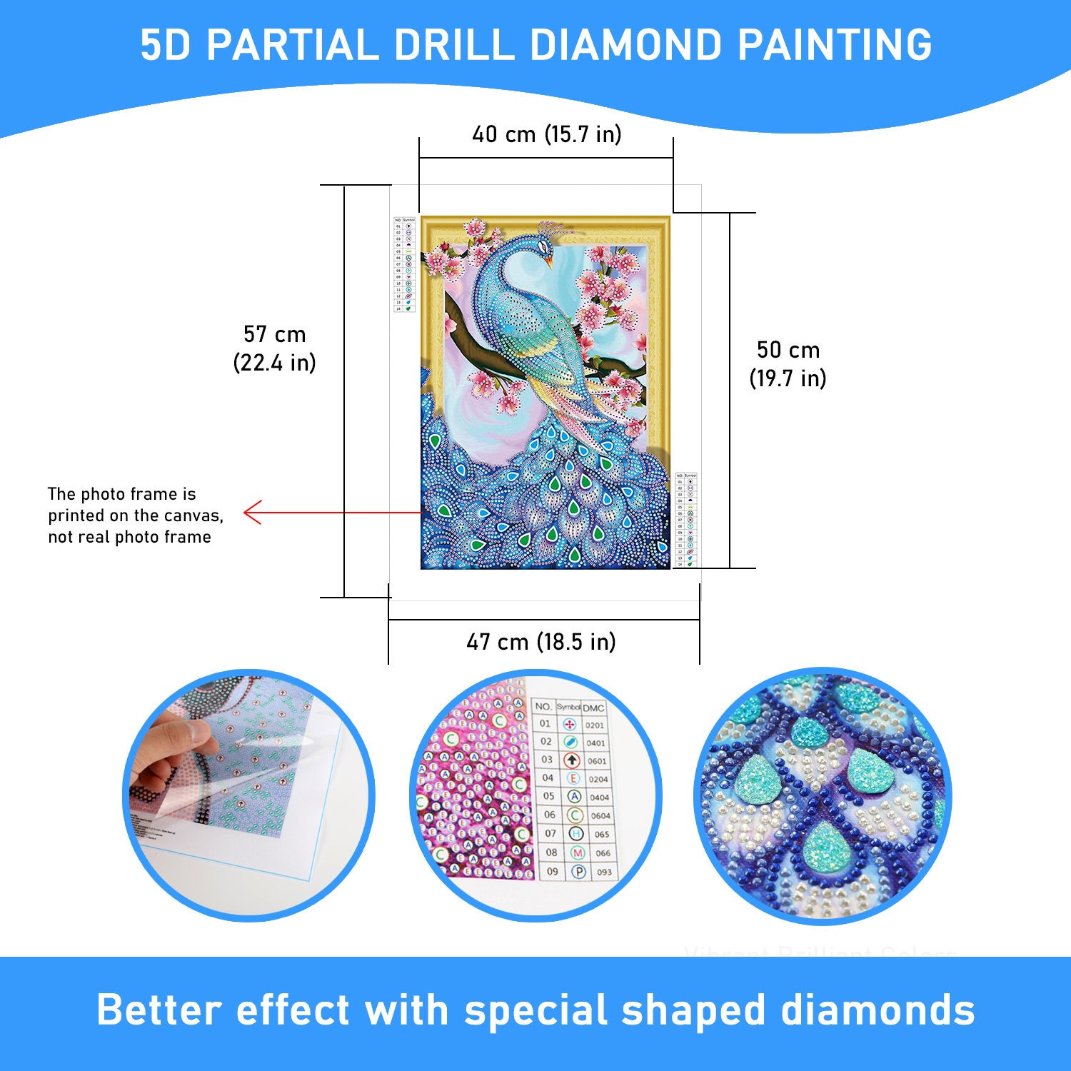 GDYEEH Doe-het-zelf Witte Vos, 5D Diamond Art Kits, ronde full drill