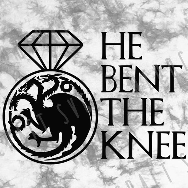 He Bent the Knee Design dxf jpg svg pdf png Cut Engrave Craft DIY File Cricut Silhouette