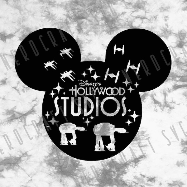 Hollywood Galaxy Battle Mouse Digital Design svg pdf png jpg Cut Engrave Craft DIY File Cricut