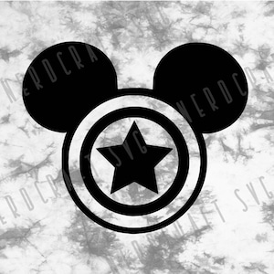 Captain Mouse Digital Design svg pdf png jpg Cut Engrave Craft DIY File Cricut
