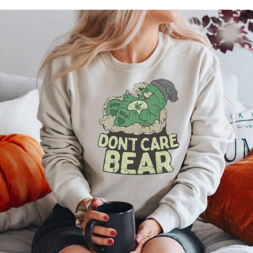 Funny Bear Smoking Weed 420 Stoner PNG File, Png Download, Sublimation ...