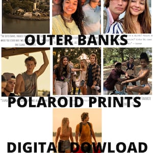 Outer banks polaroid prints | DIGITAL DOWNLOAD | 7 Pack