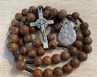 Saint Joseph Rosary, Catholic Gift, Masculine Rosary