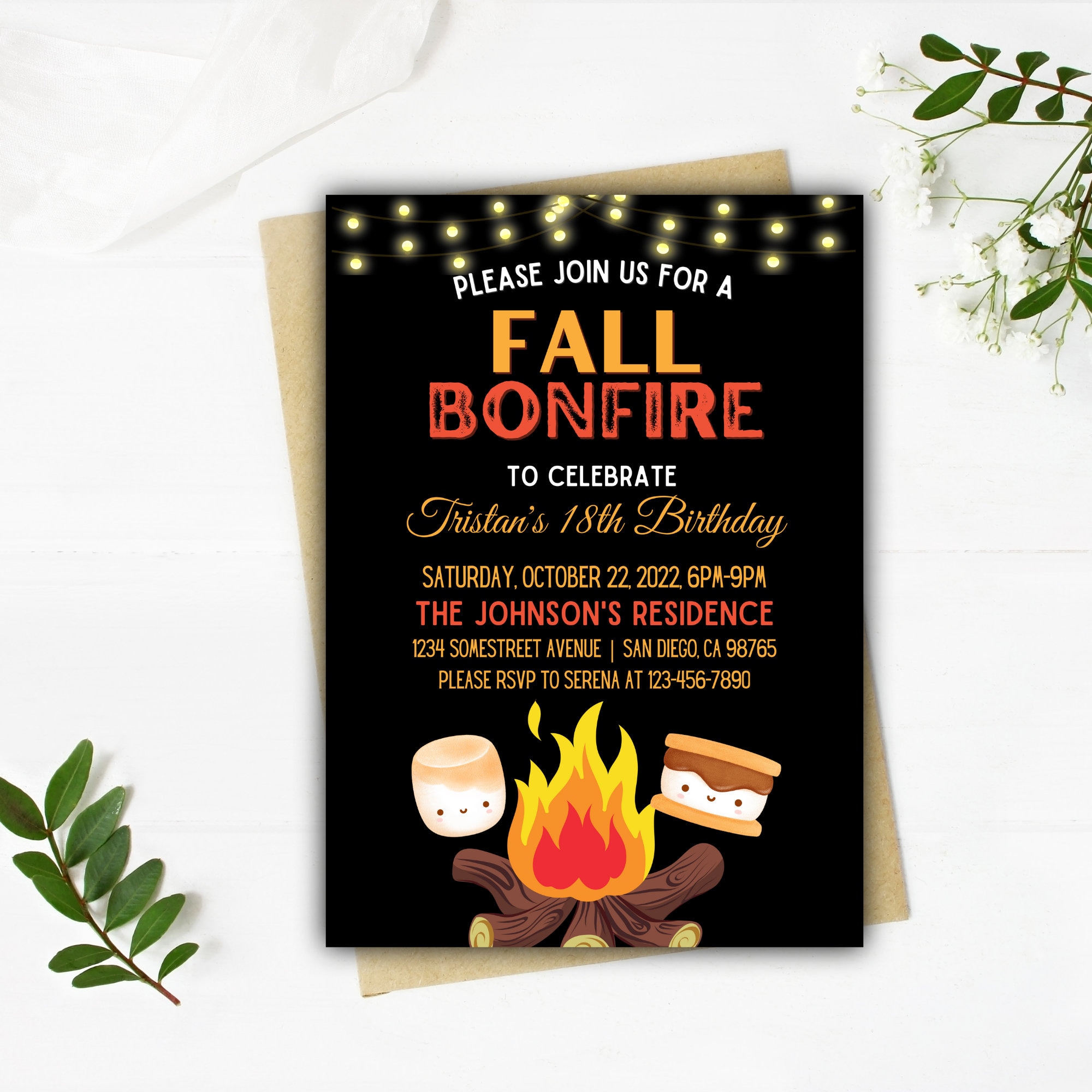 Bonfire Invitation DIGITAL TEMPLATE Bonfire Night Booze and Bonfires Bonfire Invitation DIGITAL TEMPLATE Bonfire Night Booze and Bonfires