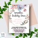 Birthday Invite / Invitation Card Template 5x7 In Editable | Etsy