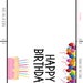 Birthday Card, Printable Happy Birthday Digital Card, 5x7 Inch ...