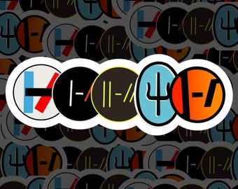 Twenty One Pilots Logos Stickers
