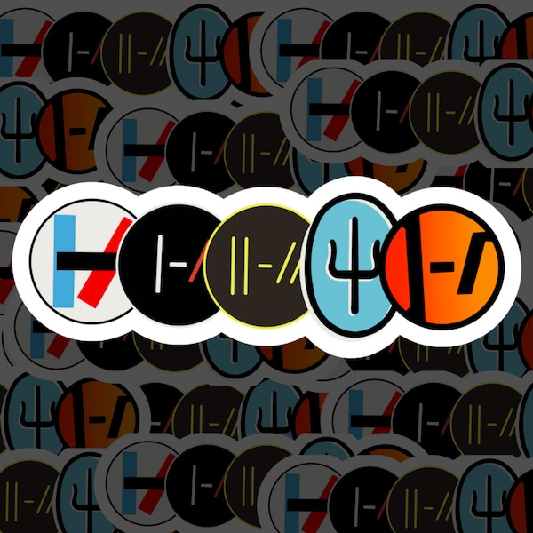 Twenty One Pilots Logos Stickers