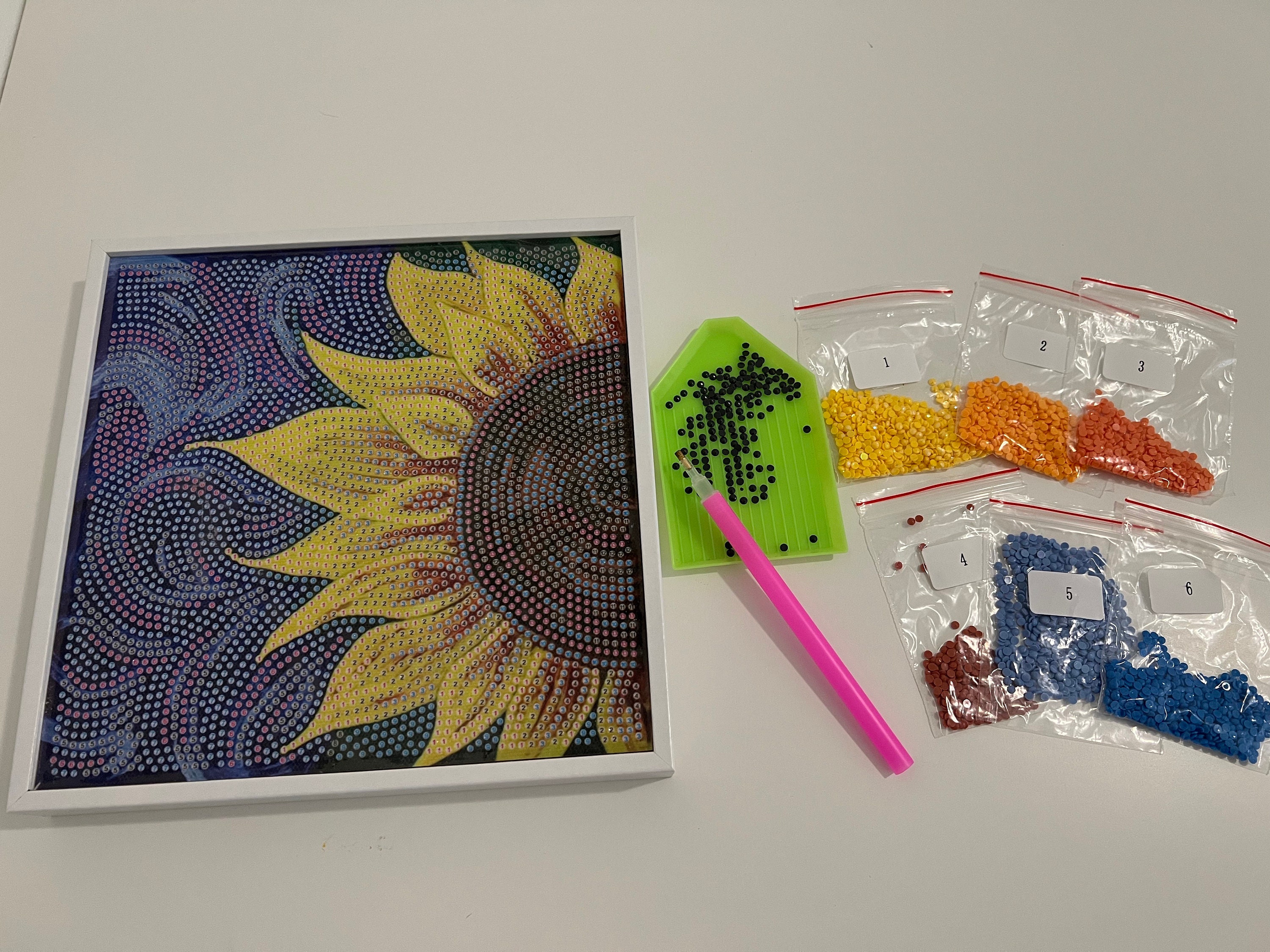 DIY Diamond painting kits for adults,Oil painting sunflower