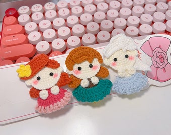 Disney prin hair clips set• 3 clips included• princess can be vary