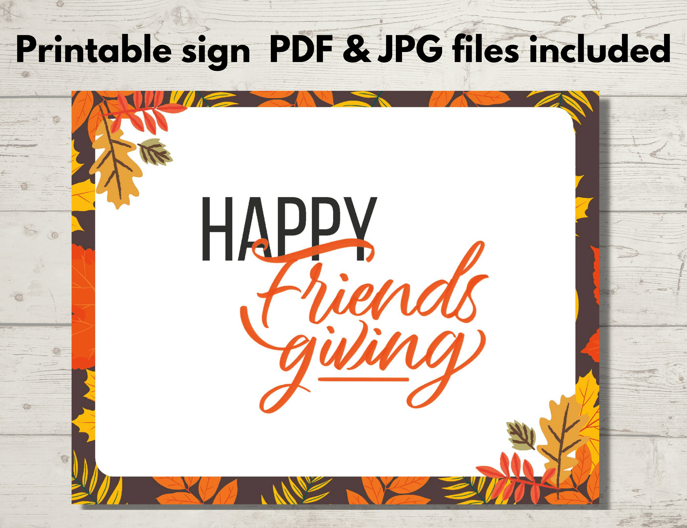 Friendsgiving Türbanner 180 X 89 Cm – Große Thanksgiving Deko Mit Truthahn & Herbstblättern Für Die Party