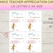 Dance Teacher Gift Printable, Teacher Appreciation Gift for Dance ...