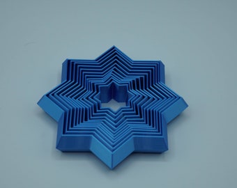 Fidget Toy - 3D Printed Toy - Sensory Stim ADHD Fidget - Stress Relief - Flexible Articulated Star