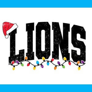 Leones de Navidad/Luces