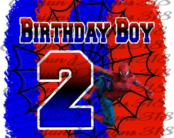 Spider Man Birthday Boy #2