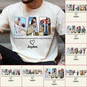 Personalized Father's Day Gift Papa And Kids png Bundle, Photo Custom Design Your Own with Text And Picture, Customized Father Day Gift dad