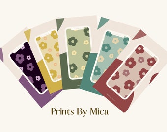 Floral iPhone Wallpaper 5 Pack Digital Download