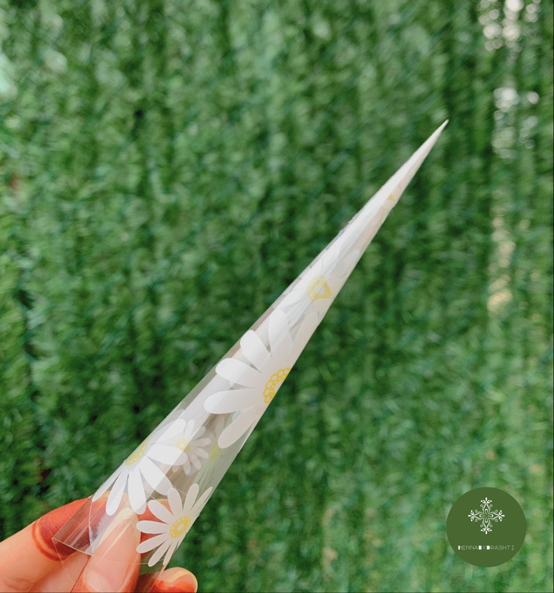 10 Henna Cello Sheets Pre Cut Henna Cone Cello Sheets Etsy