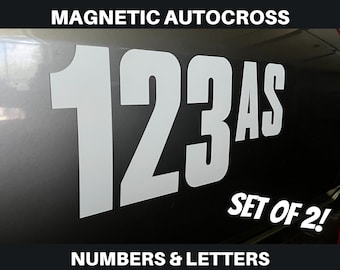 Autocross Magnets | Numbers & Class