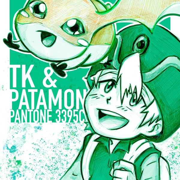 Pantone Tk and Patamon