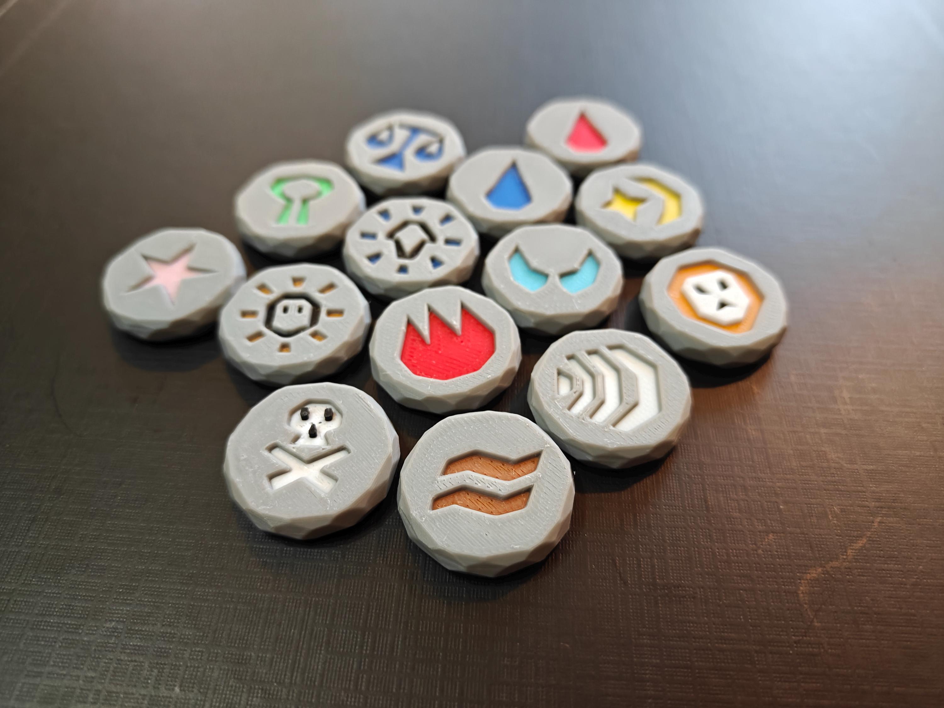 Runescap Runes Runescape Runes 3D Prints (magnets Optional) - Etsy Australia