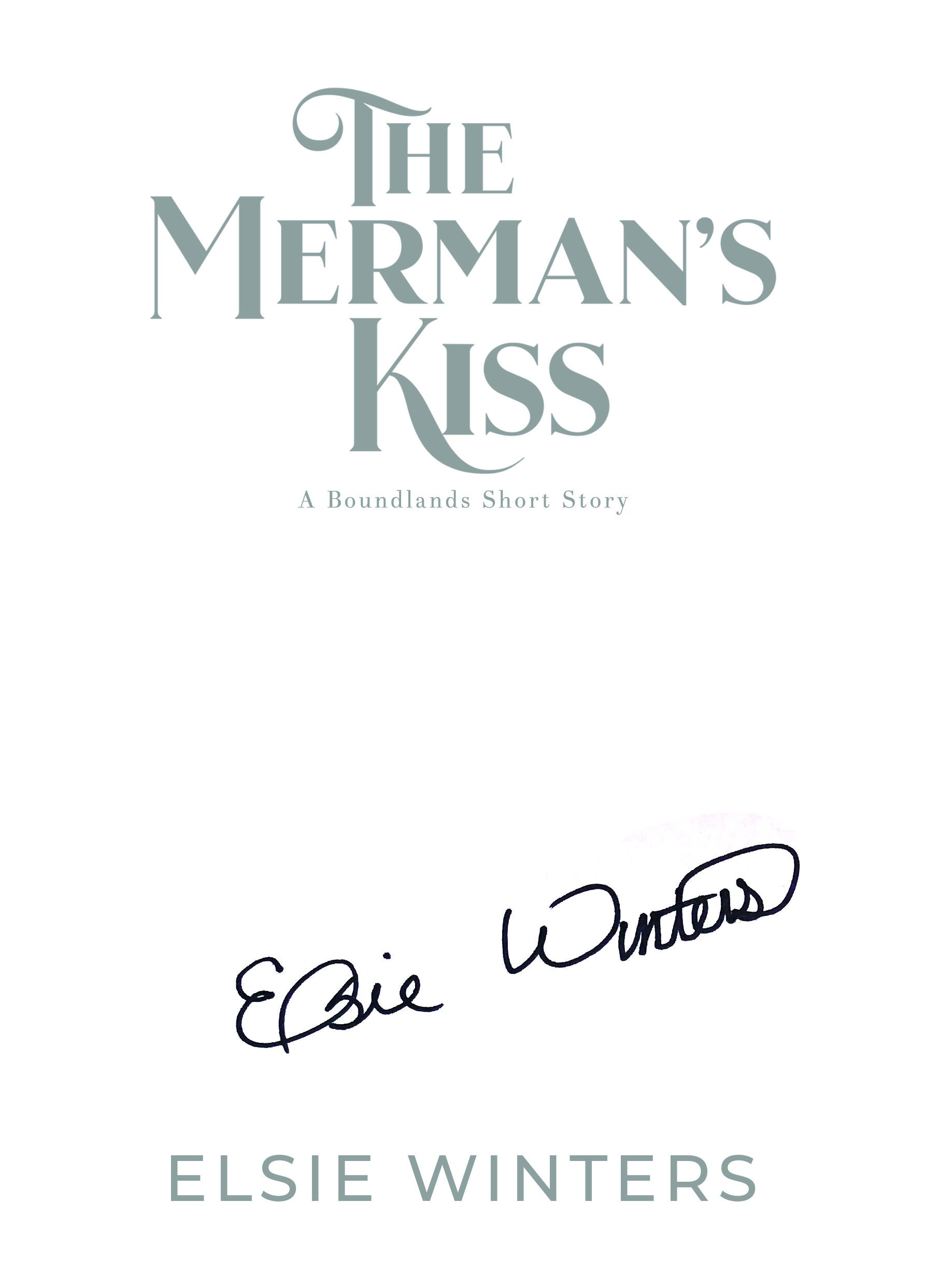 Art Print for the Merman's Kiss Signed Copy - Etsy