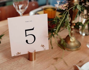 Wedding Table Number Template Minimal Editable Fall Wedding Table Number Wedding Autumn Theme Table Botanical DIY Rustic Table Number HAZEL