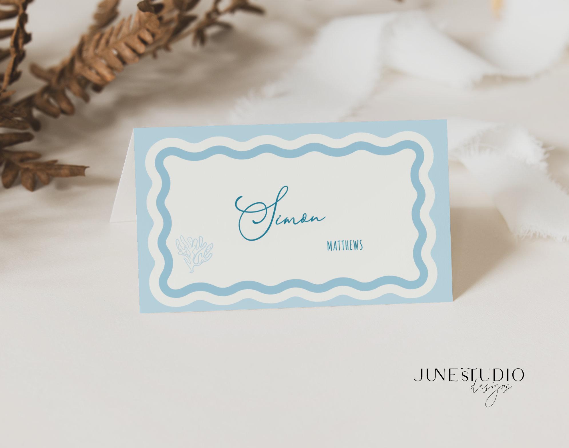 Coastal Wedding Welcome Sign: Hand-drawn Shells Crest Welcome Poster ...