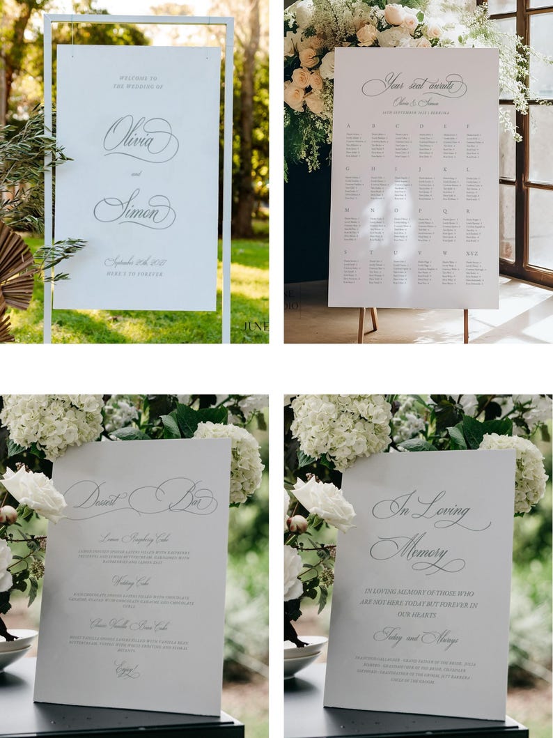 Vintage Green Wedding Bar Menu Sign: Timeless Classic Drink Station Menu Template (Digital, Editable) CLARA image 12