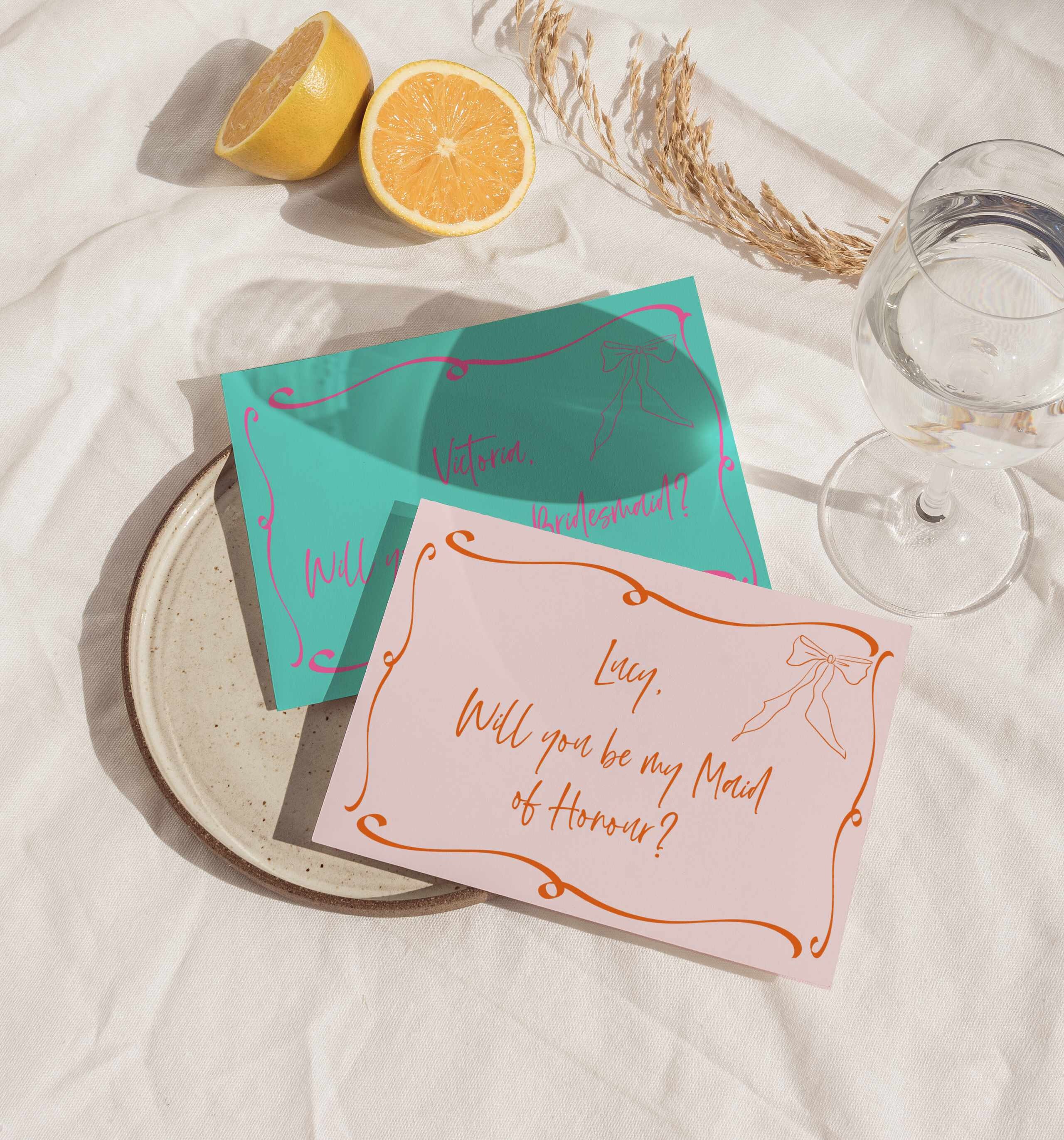 Hand Drawn Bridesmaid Proposal Card Template Printable - Etsy