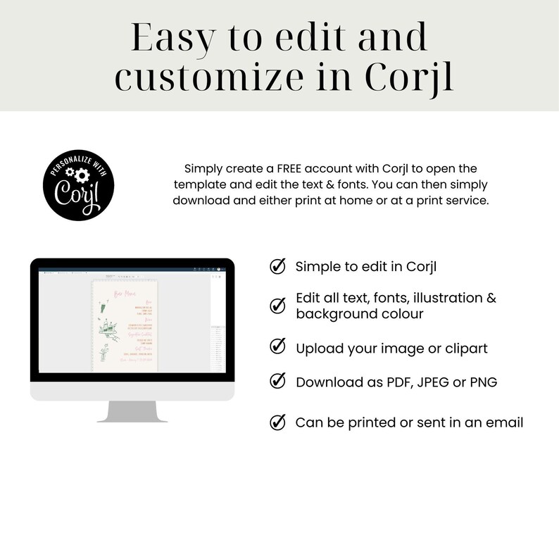 Minimalist Graduation Direction Sign Template: Modern Arrow (digital ...